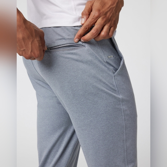 VUORI Ponto Performance Pant, Color Steel Heather Size L - Picture 3 of 16